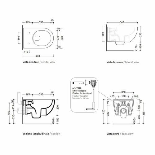 Унитаз подвесной Flaminia App AP118S+ QKCW09 Gosilent безободковый с сиденьем Soft Close, фото 2