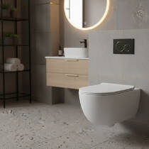 Унітаз підвісний Flaminia App AP118S+ QKCW09 Gosilent безобідковий із сидінням Soft Close, фото №6