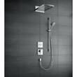 Переключатель потоков скрытого монтажа для душа Hansgrohe ShowerSelect 15764340 на 3 потребителя, черный матовый хром, фото 4
