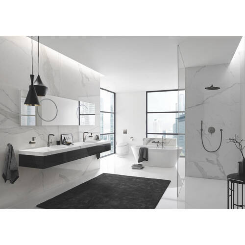 Смеситель скрытого монтажа для душа Grohe Essence 24167AL1 графит (наружная часть), фото 5