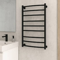 Рушникосушарка водяна Mario Класік 900х530/500 900х530 мм чорний мат, фото №1