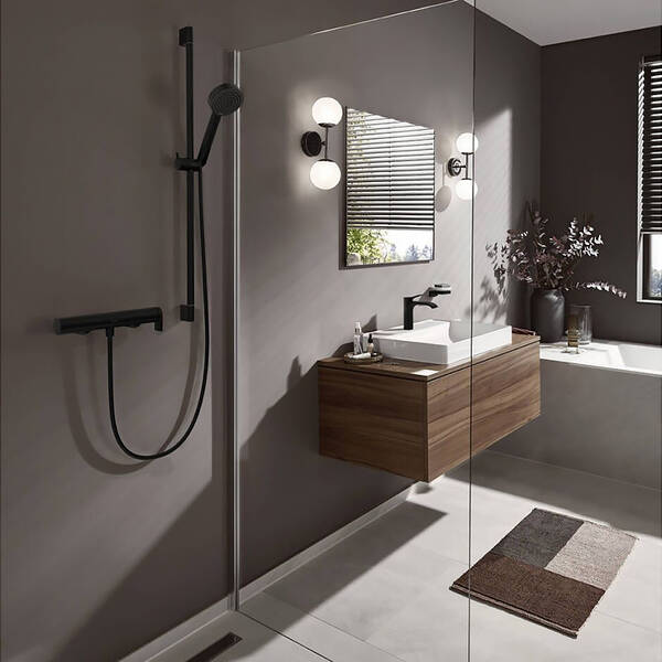 Смеситель для душа Hansgrohe Vivenis 75620670 черный матовый, фото 3