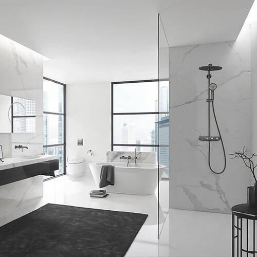 Смеситель скрытого монтажа для раковины Grohe Essence New 29192AL1 графит, фото 1