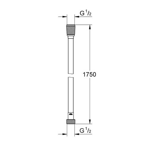 Душовий шланг Grohe Silverflex 28388A01 графіт, 1,75 м, фото 2