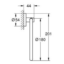 Тримач-кільце для рушника Grohe Essentials 40365GL1 золото, фото №2