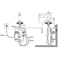 Дозатор мыла Nofer 03114.B электронный, хром, фото №2