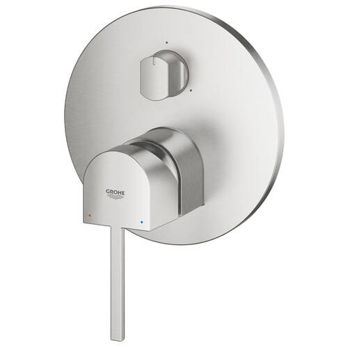 Змішувач прихованого монтажу для ванни/душу Grohe Plus 24093DC3 суперсталь, фото 4