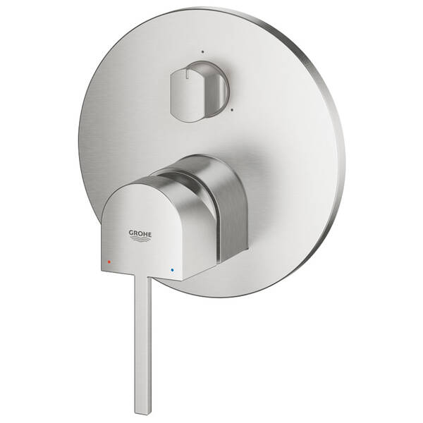 Змішувач прихованого монтажу для ванни/душу Grohe Plus 24093DC3 суперсталь, фото 4