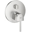 Змішувач прихованого монтажу для ванни/душу Grohe Plus 24093DC3 суперсталь, фото 1