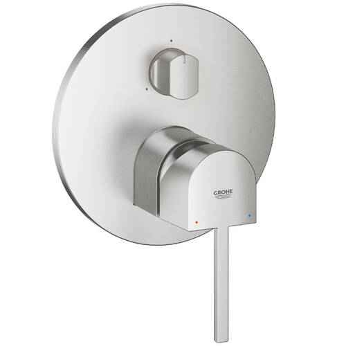 Змішувач прихованого монтажу для ванни/душу Grohe Plus 24093DC3 суперсталь, фото 1