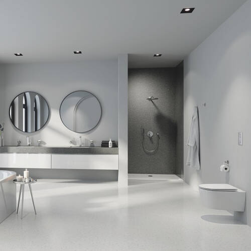 Змішувач прихованого монтажу для ванни/душу Grohe Plus 24093DC3 суперсталь, фото 5