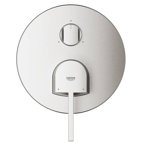 Змішувач прихованого монтажу для ванни/душу Grohe Plus 24093DC3 суперсталь, фото 3