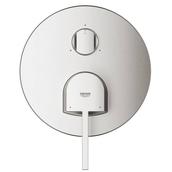Змішувач прихованого монтажу для ванни/душу Grohe Plus 24093DC3 суперсталь, фото 3