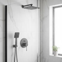 Змішувач прихованого монтажу для душу Grohe Essence 24167KF1 чорний (зовнішня частина), фото №1