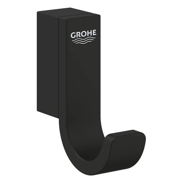 Гачок Grohe Selection 41216KF0 одинарний чорний матовий, фото 1