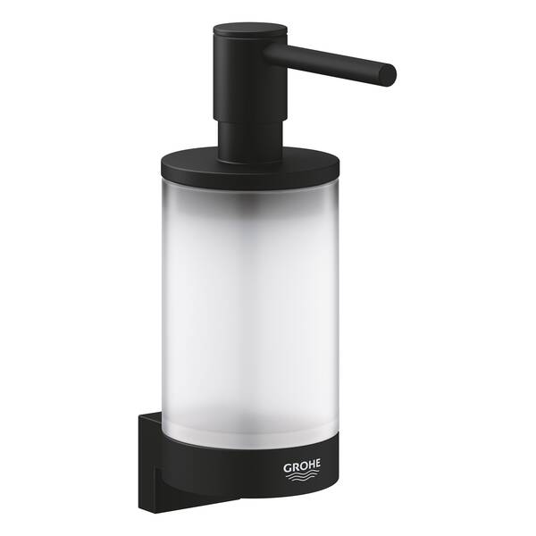 Тримач для склянки чи мильниці Grohe Selection 41217KF0 чорний матовий, фото 6