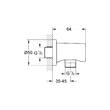 Шланговое подключение Grohe Rainshower 22118KF0 черный матовый, фото 2