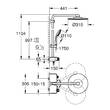 Душевая система с термостатом, черная 22120KF0 Euphoria SmartCtrl 310 Grohe, фото 2