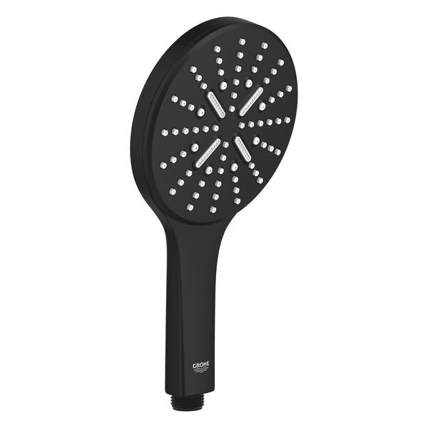 Ручний душ Grohe Rainshower Smartactive 22127KF0 чорний, 3 режими струменю, фото 1