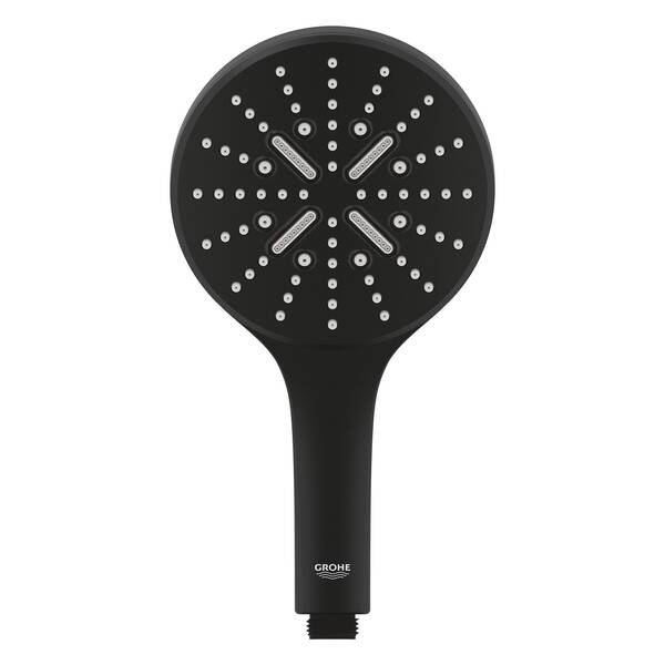 Ручний душ Grohe Rainshower Smartactive 22127KF0 чорний, 3 режими струменю, фото 4