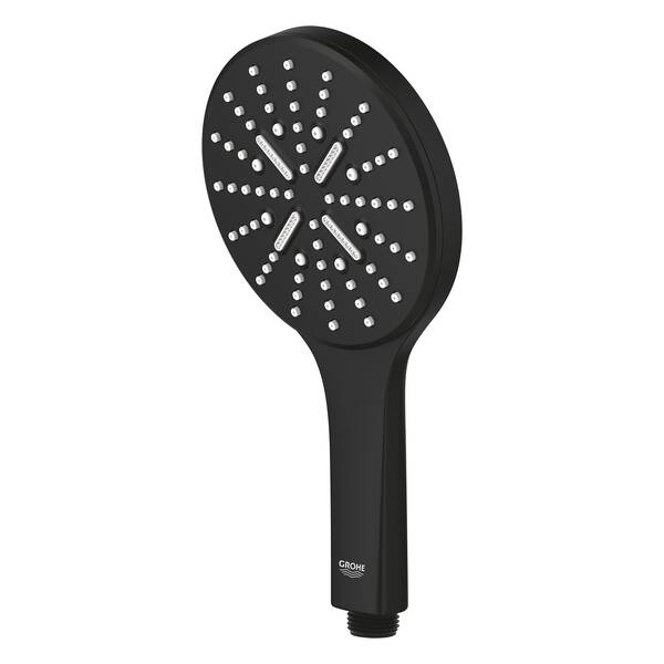 Ручний душ Grohe Rainshower Smartactive 22127KF0 чорний, 3 режими струменю, фото 5