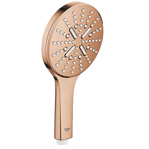 Ручний душ Grohe Rainshower Smartactive 26574DA0 130 теплий захід сонця (рожеве золото), фото 1