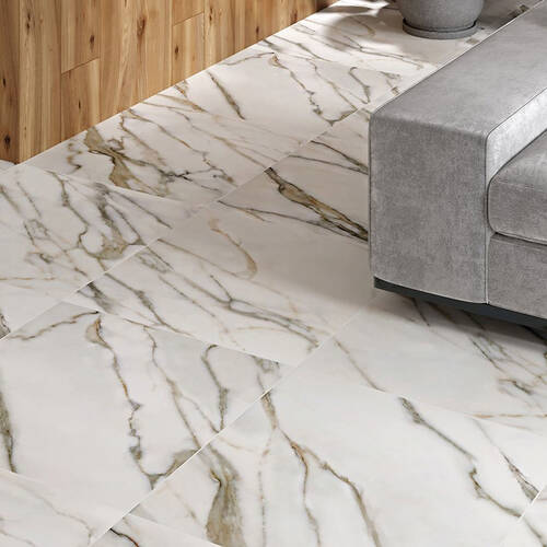 Керамограніт Cersanit Borgini Gold Satin 59,8x59,8 см, фото 1