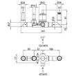 Внутренняя часть смесителя для ванны Bossini Apice Z00546000000005, фото 3