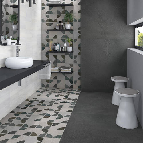 Керамограніт Arcana Cliff-R Dark 80x80 cм, фото 1