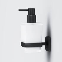 Дозатор для жидкого мыла AM.PM Gem A9036922 с настенным держателем, черный матовый, фото №3