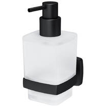 Дозатор для жидкого мыла AM.PM Gem A9036922 с настенным держателем, черный матовый, фото №1