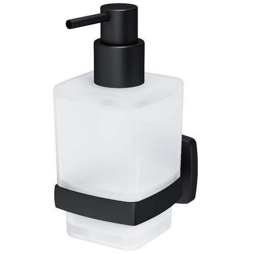 Дозатор для жидкого мыла AM.PM Gem A9036922 с настенным держателем, черный матовый, фото 1