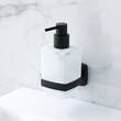 Дозатор для жидкого мыла AM.PM Gem A9036922 с настенным держателем, черный матовый, фото 6
