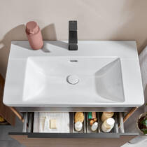 Тумба с раковиной Villeroy&Boch Subway 3.0 C57400VE+4A708001, 80 см белый глянец, фото №4