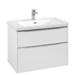 Тумба з раковиною Villeroy&Boch Subway 3.0 C57400VE + 4A708001, 80 см білий глянець, фото 1