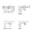 Тумба з раковиною Villeroy&Boch Subway 3.0, C57000VE  + 4A70A501, 100  см, білий глянець, фото 5