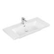 Тумба з раковиною Villeroy&Boch Subway 3.0, C57000VE  + 4A70A501, 100  см, білий глянець, фото 2