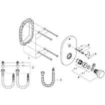 Смеситель скрытого монтажа для душа Grohe Eurosmart Cosmopolitan 36321000 автоматический нажимной, хром, фото №3