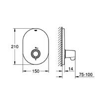 Змішувач прихованого монтажу для душу Grohe Grohtherm Special 29096000 з термостатом хром, фото №3