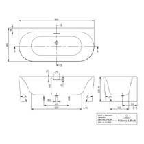 Ванна акриловая Villeroy&Boch Loop&Friends UBA180LOF9CS00V-01 180х80 см, фото №2