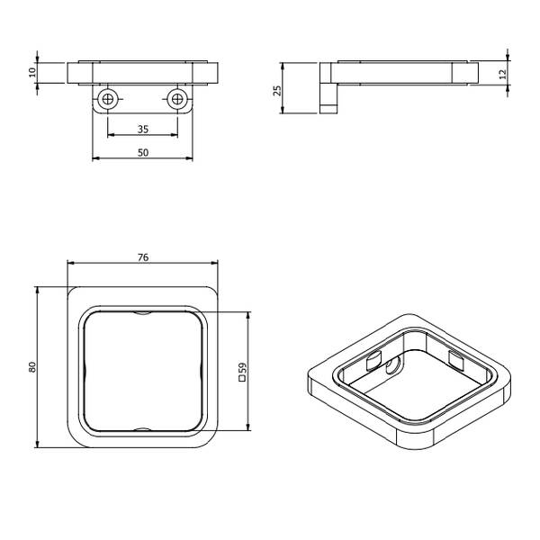 Дозатор жидкого мыла с держателем, хром Langberger Elegance 2132021A, фото 3