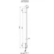 Рушникосушарка електрична Рей-I TR 1100x30/130 мм, білий мат, таймер з регулятором 2.21.1102.15.WM, фото №2