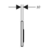 Клавіша змиву Geberit Omega20 115.085.16.1 чорний матовий, фото №3