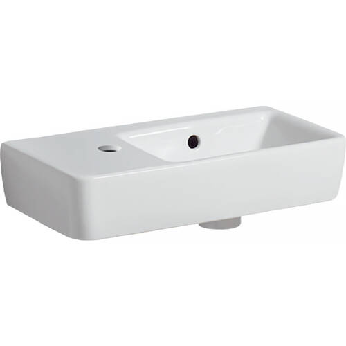 Раковина Geberit Selnova Compact 501.506.00.7 50 см білий глянець, фото 1