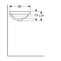 Раковина Geberit VariForm 500.730.01.2 врезная в столешницу, фото №5