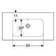 Раковина Geberit iCon Light 501.840.00.3 90 см, фото 2