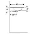 Раковина Geberit iCon Light 501.840.00.3 90 см, фото 4