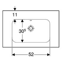 Раковина Geberit iCon Light 501.839.00.3 75 см, фото №2
