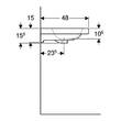 Раковина Geberit iCon Light 501.839.00.3 75 см, фото 4