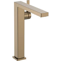 Змішувач для раковини Hansgrohe Tecturis E CoolStart EcoSmart+ 73072140 бронза матовий, фото №1